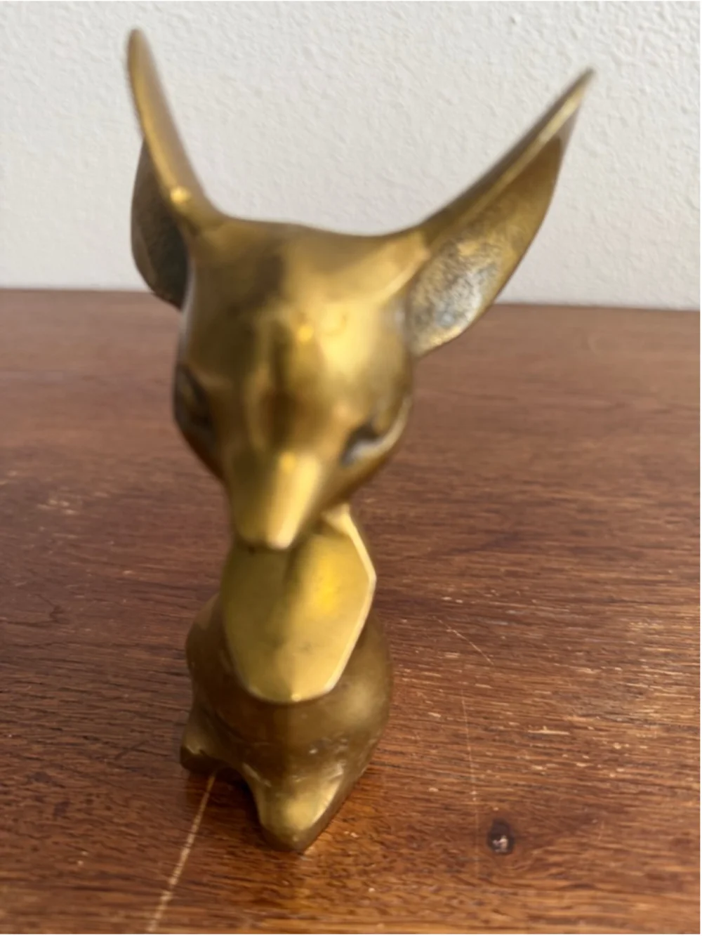 Vintage Brass Mouse Figurine MCM Mid Century Modern Hollywood Regency Small Anim
